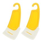 3D Printer Spatula, 2Pcs Silicone Spatula for 3D Printing Resin Removal, Resin Spatula Tools, Professional 3D Printer Tools Accessories, 3D Printer Accessories for Model Stripping Safety, Yellow