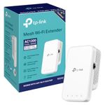 TP-Link WiFi Extender Booster, Dual Band AC1200 Mbps Mesh WiFi Range Extender Repeater, 5GHz Internet Booster with Ethernet Port, Ultraxtend Home WiFi App Control Easy Setup, UK Plug (RE330)