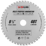 TCT21648TMPT Saxton TCT Multi Purpose Innovation Circular Saw Blade 216mm x 48T Wood and Metal fits Bosch Dewalt Ryobi Makita etc