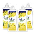 St. Ives Hydrating Hand & Body Lotion Moisturiser for Dry Skin Vitamin E & Avocado Made with 100% Natural Moisturisers 21 oz (pack of 4)