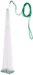 Betts 4-Foot Mono Bait Cast Net with Lead Weight and 1/4-Inch Mesh,white