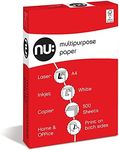 Nu A4 Copier Paper Ream - White (Ream of 500)