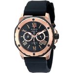 Bulova Men's Marine Star Chronograph Silicone Strap Watch, Rose Gold Tone (Model: 98B104)