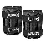 Aurion by 10 club Weight Band 5 KG X 2 (Black)| Resistance Exercise | Wrist Ankle | Fitness Band | Workout Equipment | Finest-Quality Polyester Fixed Weight | Multi-Purpose | Men and Women