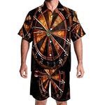 Hawaiian Shirt for Men, 2 Piece Set