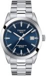 Tissot mens Gentleman Stainless Steel Dress Watch Grey T1274071104100