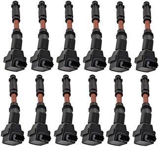 ENA Set of 12 Ignition Coil Pack Compatible with Mercedes Benz 1996 1997 1998 1999 S600 and 1996 1997 1998 1999 2000 2001 2002 SL600 6.0L V12 Replacement for UF-352
