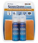 emzone LCD & Plasma Screen Clnr Foam w Cloth 2 Pk-2 x 60 g