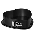 Kaiser Springf Pan Heart Shape, Stainless Steel, Black, 29.3 x 29.2 x 29.3 cm
