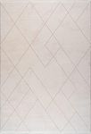 Ladole Rugs Geometric Pattern Home Decor Indoor Area Rug - Premium Carpet for Living Room, Bedroom, Dining Room, Kitchen, and Office - Cream, 2'7" X 9'10" (80cm x 300cm)