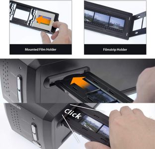 Plustek OpticFilm 8200i SE Film Scanner – Black