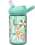 CamelBak eddy+ 14 oz Kids Water Bottle with Tritan Renew – Straw Top, Leak-Proof When Closed, Pool Cats