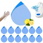 Urinal Screens Deodorizer with Clean Gloves(12pcs), Urinal Cake Pucks Deodorizer Premium Long Bristle Anti-Splash & Anti-Clogging, Urinal Screen Deodorizer Scented Lasting Odor Freshener