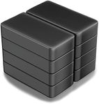 BY JMY Ferrite Blocks Ceramic Magnets 1 7/8" x 7/8" x 3/8" Rectangular Magnets, Grade 8 - for Crafts, Science and Hobbies - Ferrite Magnets 8 Pieces