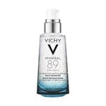 Vichy Hydrating Hyaluronic Acid Serum, Mineral 89 Serum and Daily Skin Booster with Natural Origin Hyaluronic Acid, Hydrates and Strengthens Sensitive Skin, 50mL