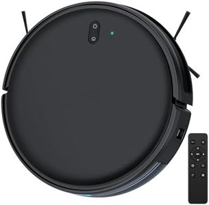 Thamtu Robot Vacuum Cleaner Automatic Recharging Vacuum Robot Cleaner for Hardwood Floor, Low-Pile Carpet, Pet Hair