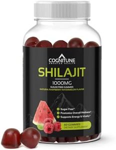 Shilajit Gummies - Pure & Potent Shilajit Supplement, 1,000mg per Serving, Sugar-Free Natural Raspberry Watermelon Flavor, Rich in Minerals, Fulvic Acid, Boost Energy, Vitality & Overall Wellness