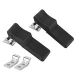 Front Storage Latch, 2pcs Flexible Rubber Draw Latch with Stainless Steel Cage and Bracket for Polaris Sportsman 450 570 850 Touring ETX 7081927