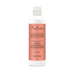 SheaMoisture Illuminating Body Lotion for dull skin Coconut & Hibiscus no parabens 384 ml