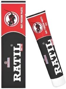 Sandhya's Ratil Paste Rat Control Paste Rat Buster | Recommended for Mouse Control of Rodents/Mice/Rats | Pre-Baited | Easy to use Highly Effective Pack of 15| 15Gms x 15 Tubes |
