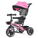 Luusa TFT Hyper 500 PRO Canopy/Plug N Play Trike/Baby Tricycle with Parental Control for 1 Years to 4 Years Boys/Girls/Carrying Capacity Upto 30kgs Proudly Made in India