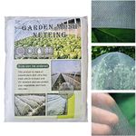 Garden Netting, 9.8FTX33FT for Garden, Air Permeable, Light Permeable, Water Permeable Garden Netting Mesh, Protect Vegetable Plants (9.8FT x 33FT)