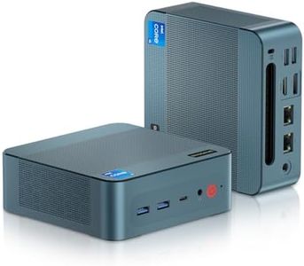 BOSGAME Mini PC Intel Core i5 12450H(8C/12T, up 4.4GHz), 16GB DDR4 RAM 1TB PCIe SSD, Mini Computers Dual LAN/4x USB3.2/WiFi6/BT5.2/HDMI+DP+USB-C/4K Triple Display