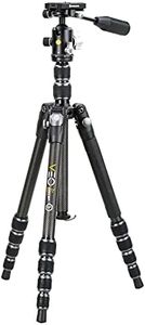 Vanguard VEO3T235CBP Carbon Fiber Travel Tripod with Ball Head, Removeable Pan Handle, and Quick Shoe with Built-in Smartphone Holder