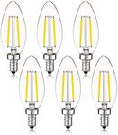 SHUWDKAR 2W LED Candelabra Bulb 25W