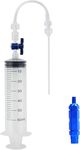 Bike Cycling Tubeless Sealant Injector Syringe,Presta Schrader Valve Core Removal Tool Fit for Stans No Tubes Sealant and Other Sealants Brand,Bike Syringe Kit