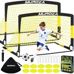 Kids Soccer Goals for Backyard Set,