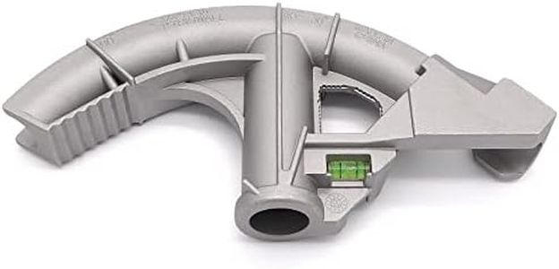 Fuzbaxy Conduit Hand Bender Tool for 1inch EMT and 3/4 inch Rigid Pipes.8 Degree Inside Radius.(Aluminum)