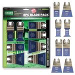 SMART 8 Piece Multi Tool Blade Set, 8 x Multitool Blades, H8MAK