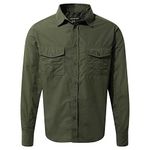 Craghoppers Mens Kiwi Ls Hiking Shirt, Cedar, M EU