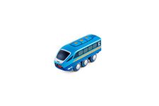 Hape Remote Control Engine Train | Kids Railway Toy, App or Button RC Vehicle with 5 Playable Sounds, Rechargeable Battery Feature, Blue