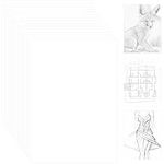 Belle Vous Tracing Paper A4 Sized (100 Pack) - Vellum Paper for Wedding Invitation, Tracing and Sewing Patterns - Transparent Drawing/ketching Paper