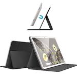 Speck Google Pixel Tablet Case & Stand 2023 - Slim Foldable Design, Adjustable Viewing Angles, Camera Lens Protection Google Pixel Tablet Stand & Case - On, Off Magnet - Black & White MagFolio