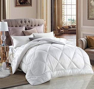 350/500/700GSM All Size Australian Wool Quilt Doona Duvet Down Summer Winter (350GSM, King)