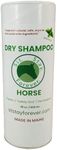 Sit. Stay. Forever. Horse Dry Powder Shampoo for Waterless Grooming and Coat Care and Defense, Organic, Non-Toxic, Talc-Free Formula, Essential Cold Weather Horse Grooming & Bathing Supplies, 28oz