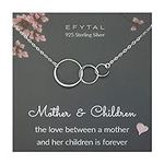 EFYTAL Mother and Children Necklace