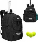 LARIPOP Tennis Bag-Pickleball Bag&Rackets Backpack with Separate Shoe Compartment and Multifunctional Sports Bag as Basketball Bag,Soccer Bag,Tennis backpack-Suitable for Men and Women