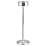 bar@drinkstuff Pipe Wine Bucket Stand Champagne Bucket Stand, Stainless Steel Wine Bucket Stand