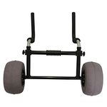 Secure Fix Direct Sit On Top Kayak Trolley (Canoe Transport Cart Dolly Wheels)