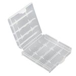 Plastic Imported 10Pcs Clear Case Cover Holder Aa / Aaa Battery Storage Box-51000653Mg