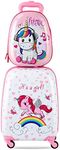 2PCS Kids Luggage Set Carry On with