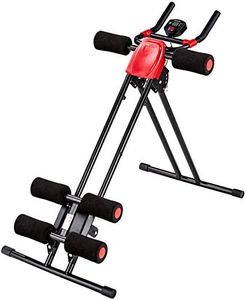 TecTake Entrenamiento de Abdomen Espalda Musculatura Abdominal con Ordenador de Entrenamiento | Plegable