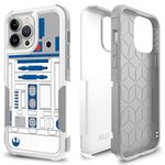 Candykisscase Case for iPhone 12 Pro Max, R2D2 Astromech Droid Robot Pattern Shock-Absorption Hard PC and Inner Silicone Hybrid Dual Layer Armor Defender Case for Apple iPhone 12 Pro Max