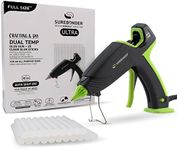 Ultra Series Auto-Shut-Off Hot Glue Gun, Surebonder Full Size 100W Dual Temperature Glue Gun Kit with 20 Glue Sticks