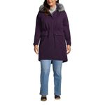 Lands' End Womens Expedition Down Parka Blackberry Regular Large, Blackberry, Large