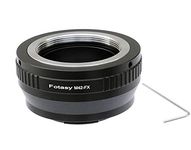 Fotasy Brass Lens Mount Adapter - M42 42mm Screw Mount Lens to Fujifilm X-Series Mirrorless Camera Adapter